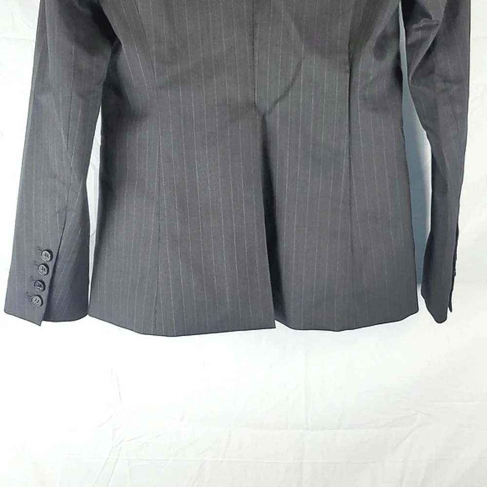 Theory Gabe Gray‎ Pinstripe Wool Blazer